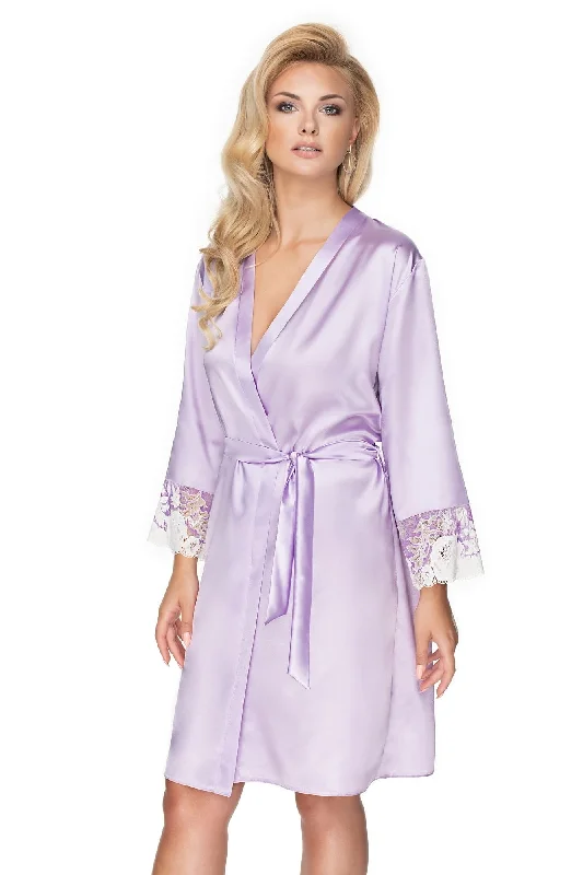 women's pajamas in soft, breathable materialsIrall Andromeda Dressing Gown Lavender