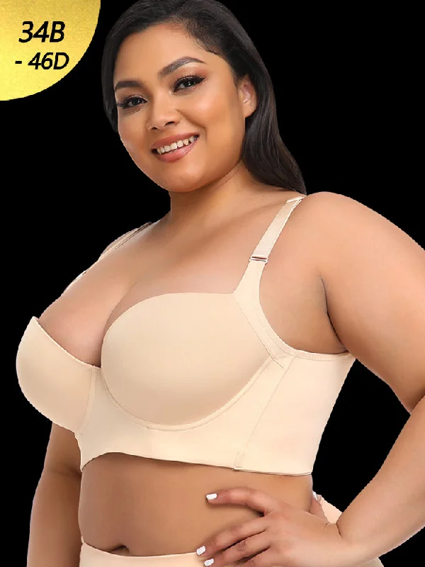 plus-size corsets and garter beltsWomen's Seamless Side Supportive Non-Wired Everyday Bra