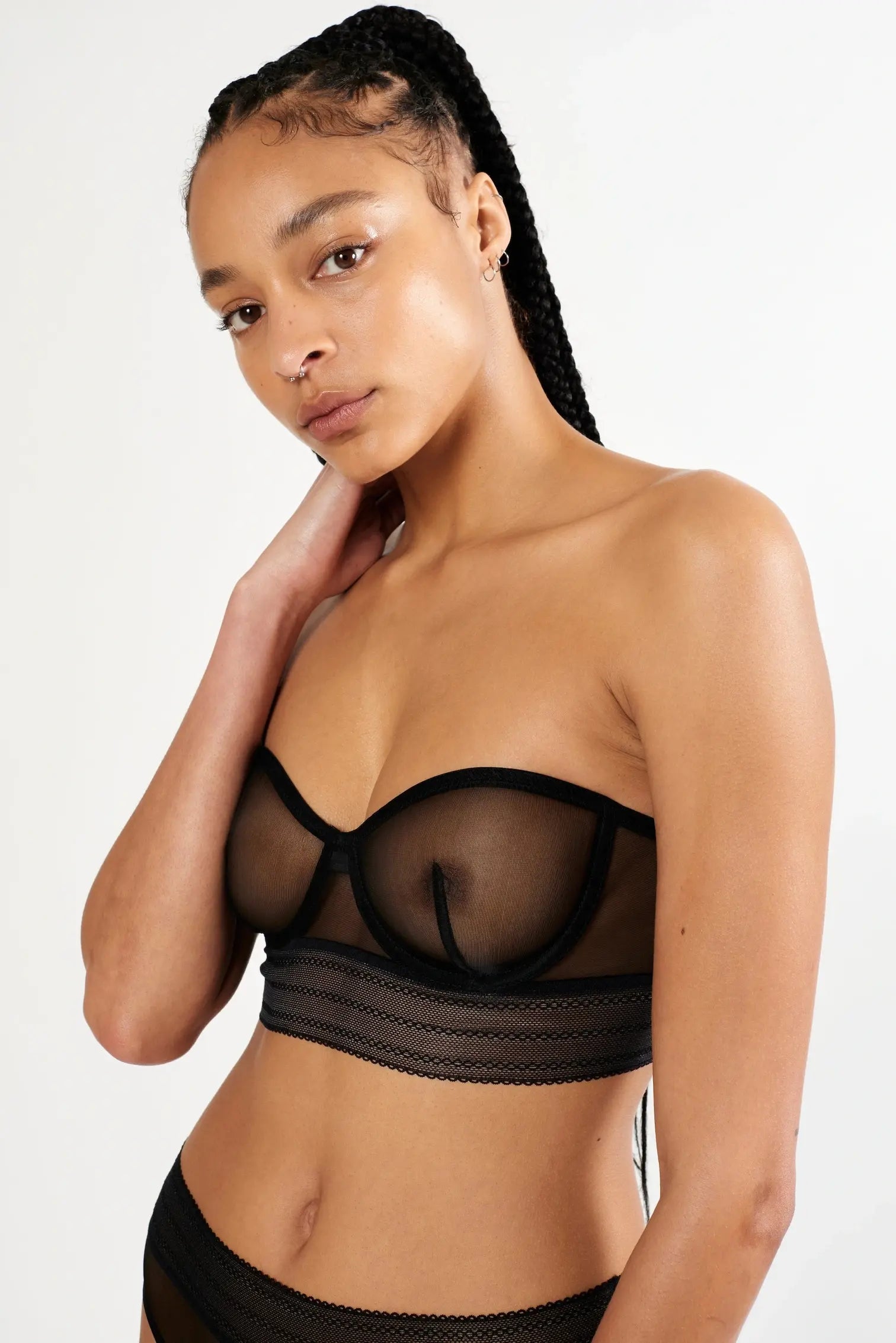 wireless nursing brasElse | Bare Strapless Bandeau-Bügel BH (Black)