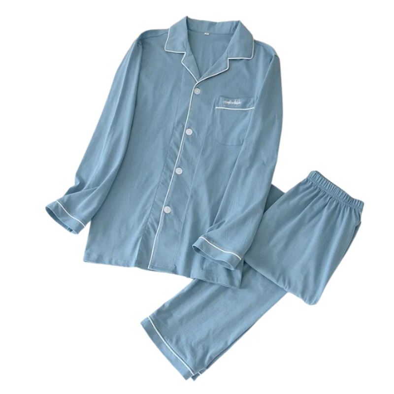 women's pajamas with moisture-wicking fabricLong Sleeved Home Wear Pajama Set