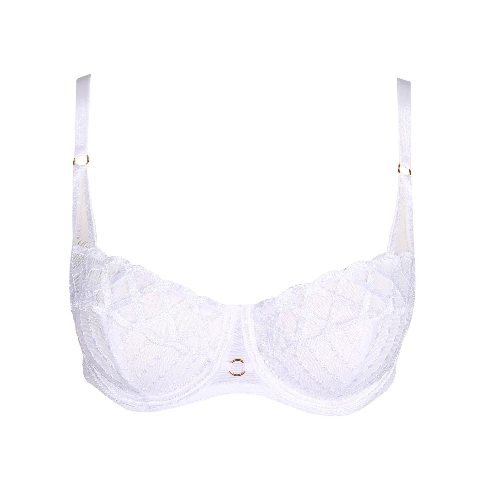 lightweight mesh sports brasMarie Jo Jhana Balcony Bra White