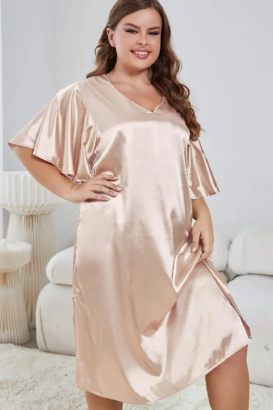 women's pajamas with a touch of eleganceFluttering Elegance Nightgown - Embrace Nighttime Magic