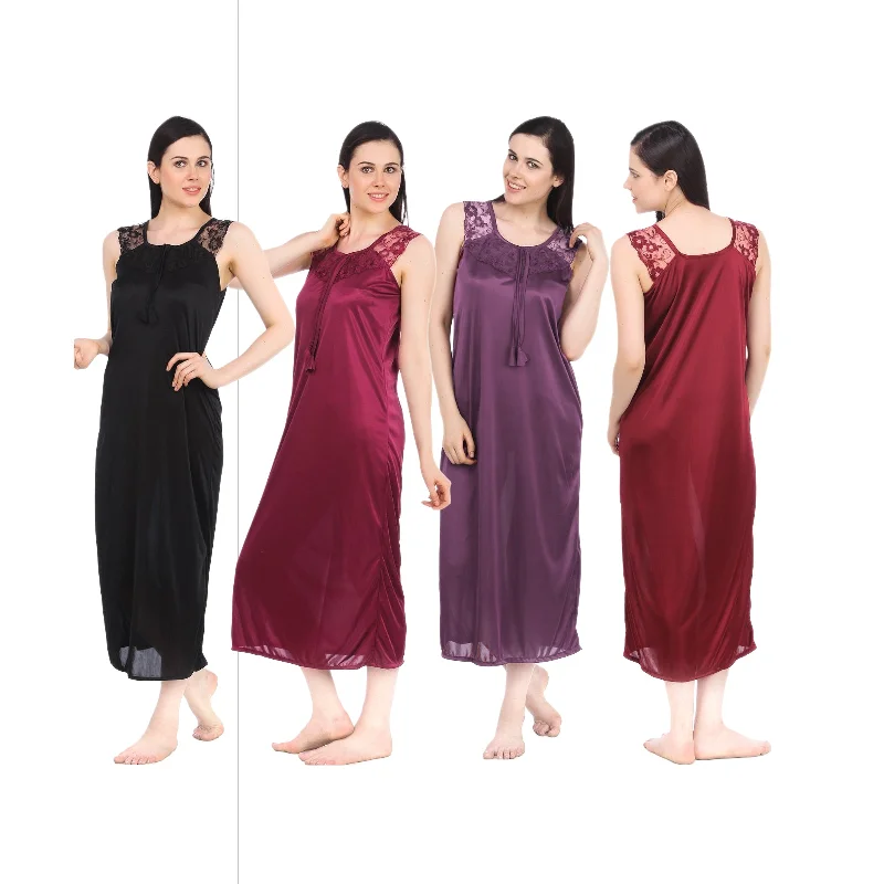 women's pajamas for all-season comfortHannah Lace Satin Chemise Slip