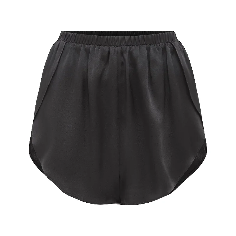 women's pajamas made in USASLEEPER SHORTS (CHARCOAL)