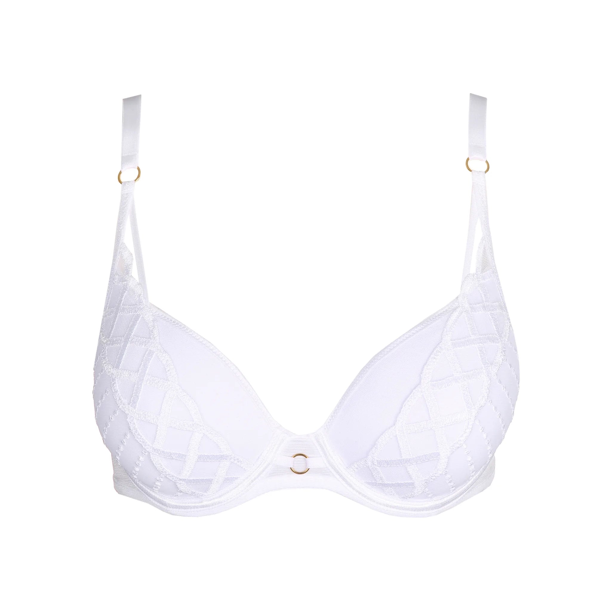 plus-size mastectomy brasMarie Jo Jhana Padded Bra Heartshape White