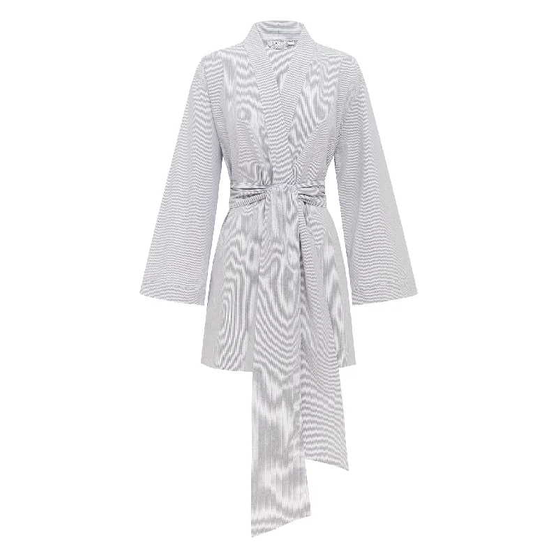 women's pajamas for those who cherish their bedtime routinesSUNDAY ROBE (STRIPE)