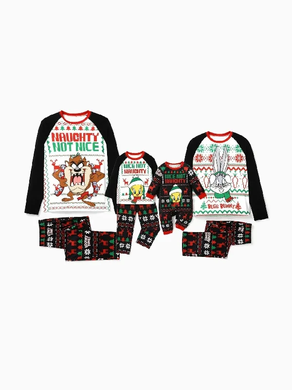 women's pajamas with a charming, vintage aestheticLooney Tunes Christmas Family Pajama Set