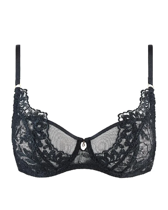 seamless lace low-rise pantiesAfter Midnight Half Cup Bra