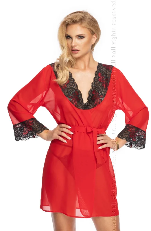 women's pajamas with breathable fabricIrall Erotic Oriana Gown Red