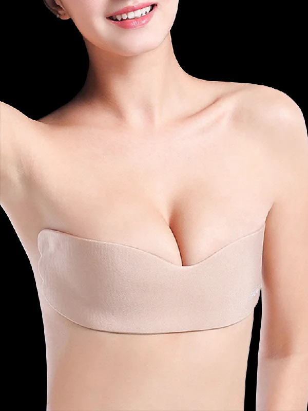 high-compression shapewear for special occasions2 Pairs Invisible One Pieces Lift Up Sticky Bra