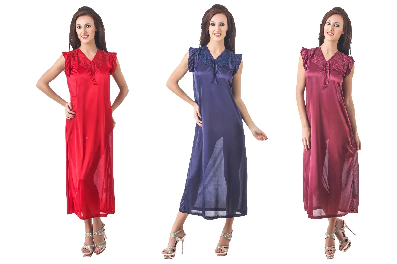 women's pajamas with pockets on legsHazel Plus Size Satin Kaftan