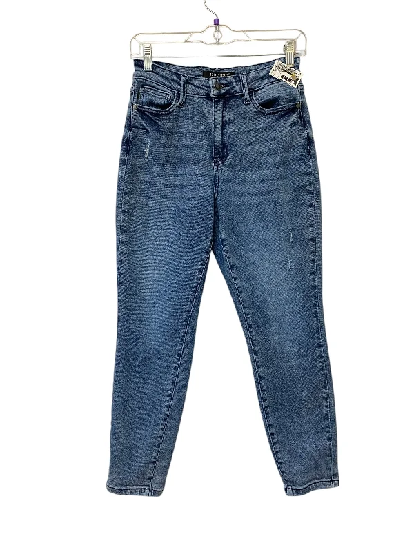 Women's Jodhpurs with Shirt CollarJeans Skinny By Judy Blue In Blue Denim