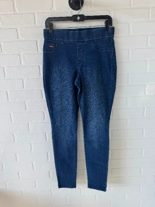 Women's Jodhpurs with Wide CollarJeans Jeggings By Nine West In Blue Denim, Size: 6