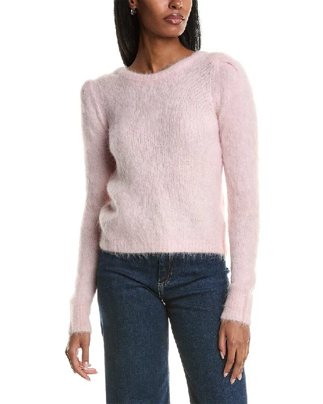 Women's Low Collar Sweatersba&sh Alpaca-Blend Pullover