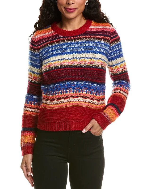 Women's Romanian Wool SweatersALLISON Tamar Rainbow Sweater