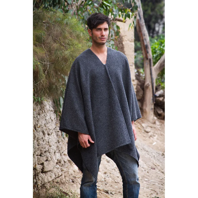 Women's Polyester SweatersInca Explorer Men's Alpaca Blend Poncho