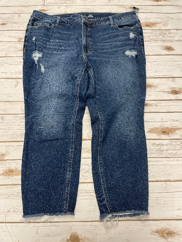 Women's Jodhpurs with Notched CollarJeans Skinny By Old Navy In Blue Denim, Size: 24