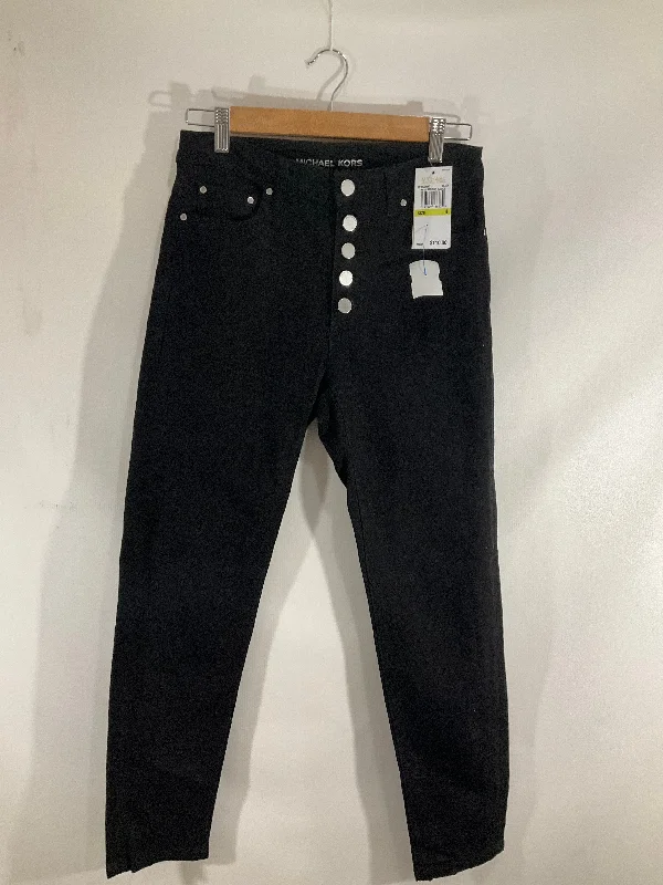 Women's Jodhpurs with Tapered LegJeans Straight By Michael Kors In Black, Size: S