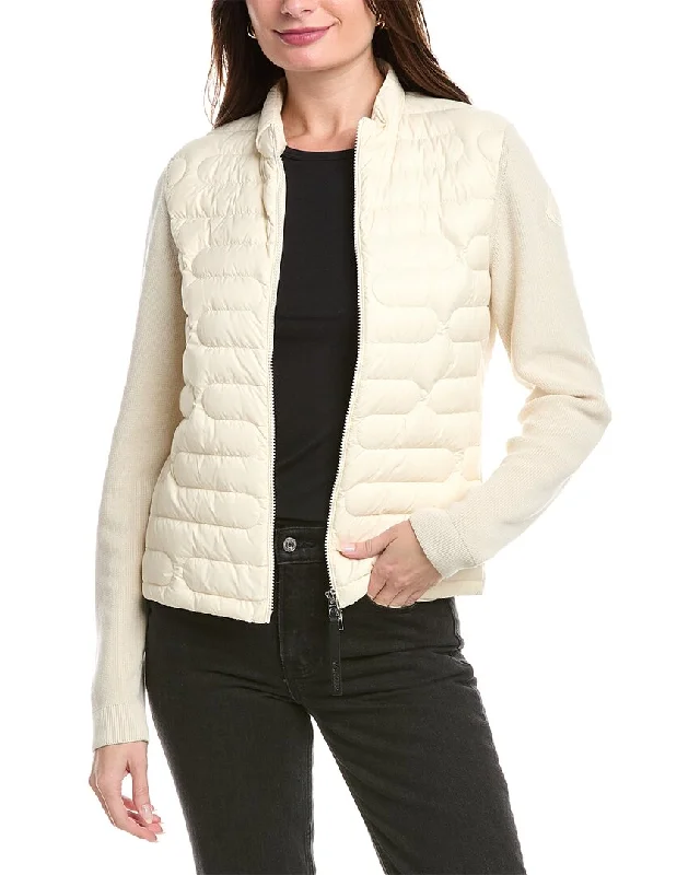 Women's Collarless Design SweatersMoncler Cardigan