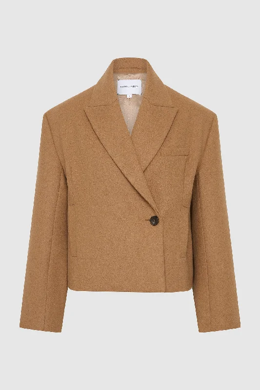 Women's PeacoatsThe Cropped Wool Coat