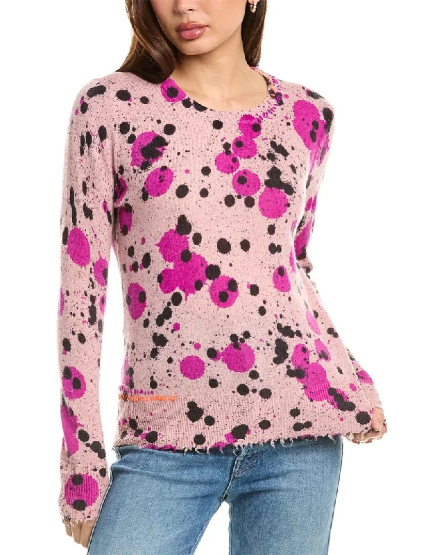 Women's Armenian Wool SweatersLisa Todd Splatter Wool & Cashmere-Blend Sweater