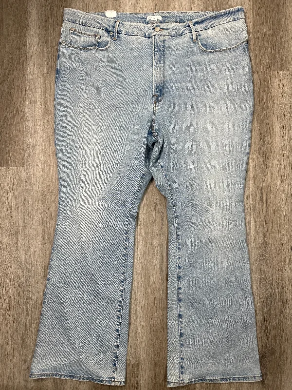 Women's Jodhpurs with Wide LegJeans Boyfriend By Good American In Blue Denim, Size: 24