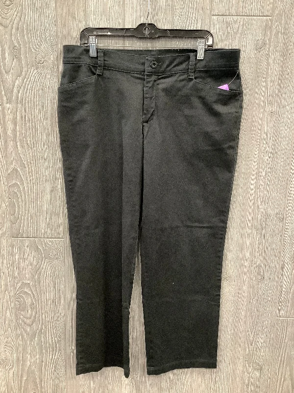 Women's Jodhpurs with Lapel CollarJeans Straight By Lee In Black, Size: 16