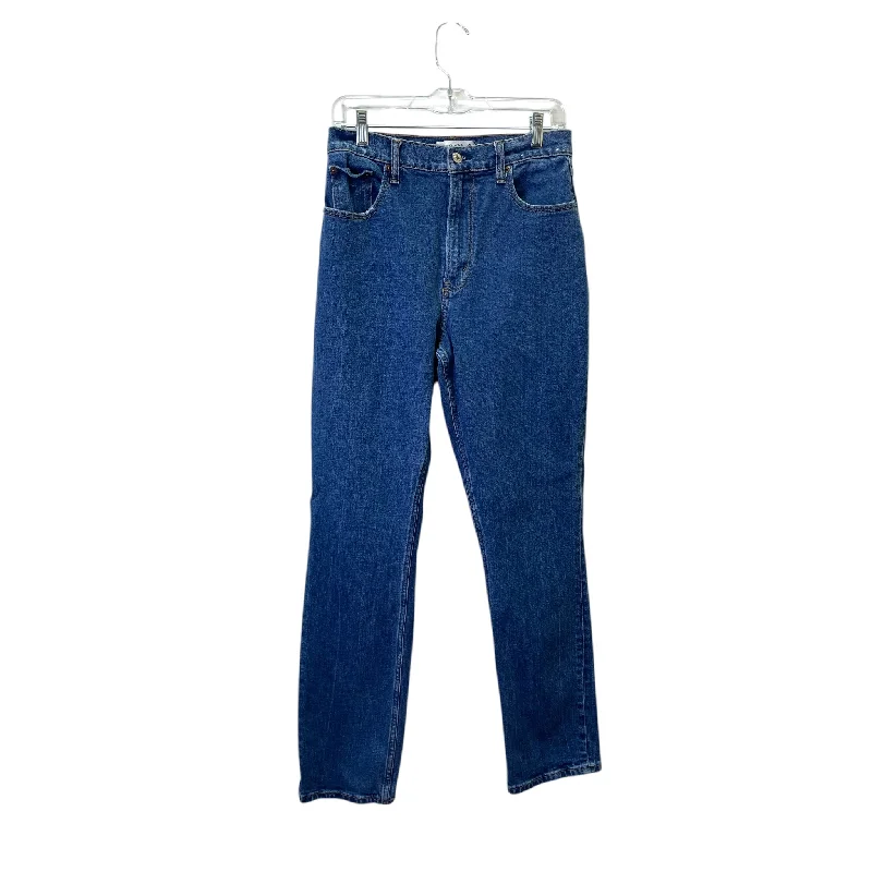 Women's Jodhpurs with PocketsJeans Straight By Abercrombie And Fitch In Blue Denim, Size:8