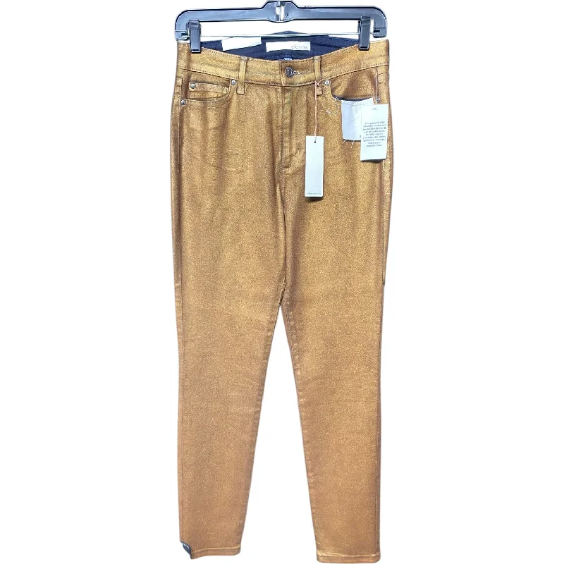 Women's Jodhpurs with Tapered LegJeans Straight By Ella Moss In Bronze, Size: 4