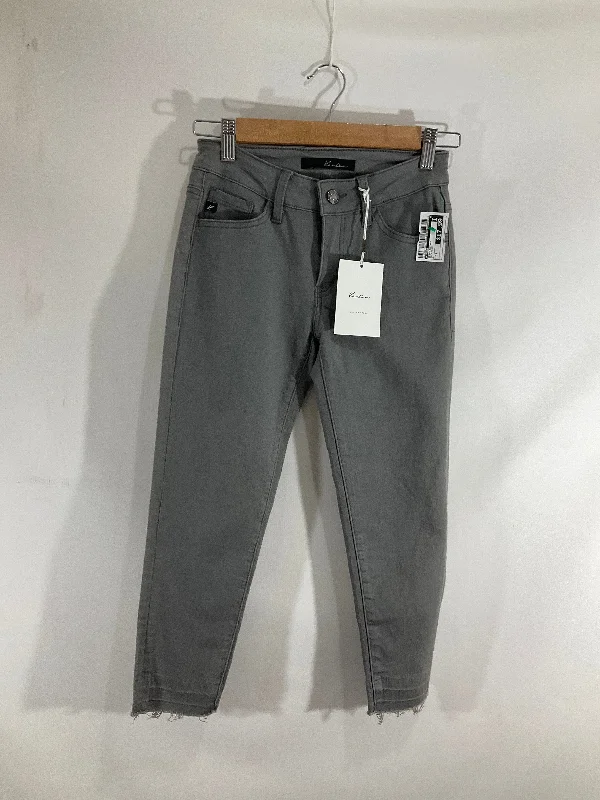 Women's Jodhpurs with Cropped LengthJeans Skinny By Kancan In Grey Denim, Size: 0