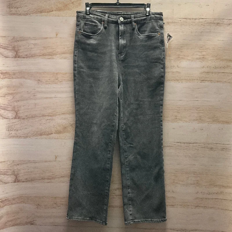 Women's Jodhpurs with Lapel CollarJeans Straight By Blanknyc In Black Denim, Size: 6