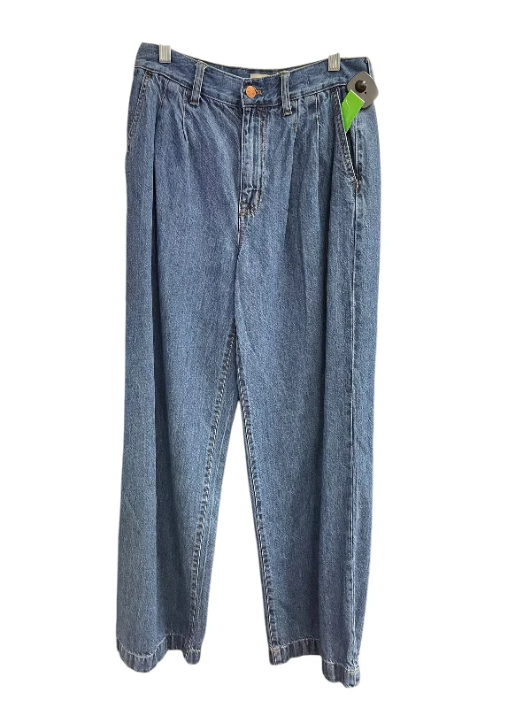 Women's Jodhpurs with Wide CollarJeans Straight By Madewell In Blue Denim, Size: 2