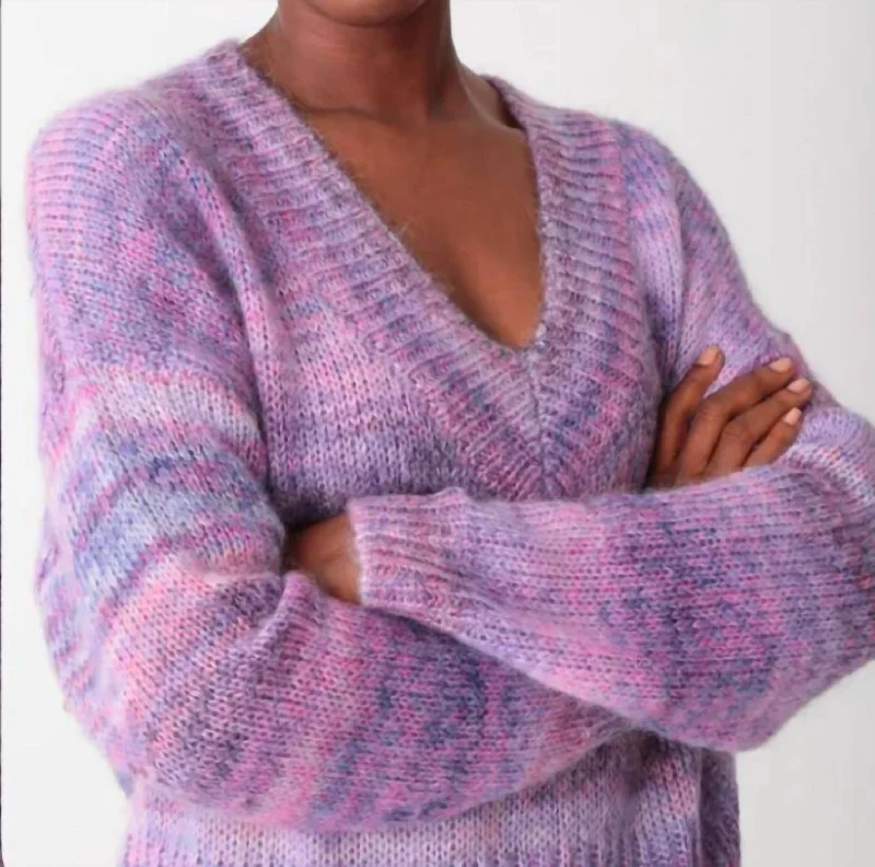 Women's Latvian Wool SweatersRoux Sweater In Amethyst