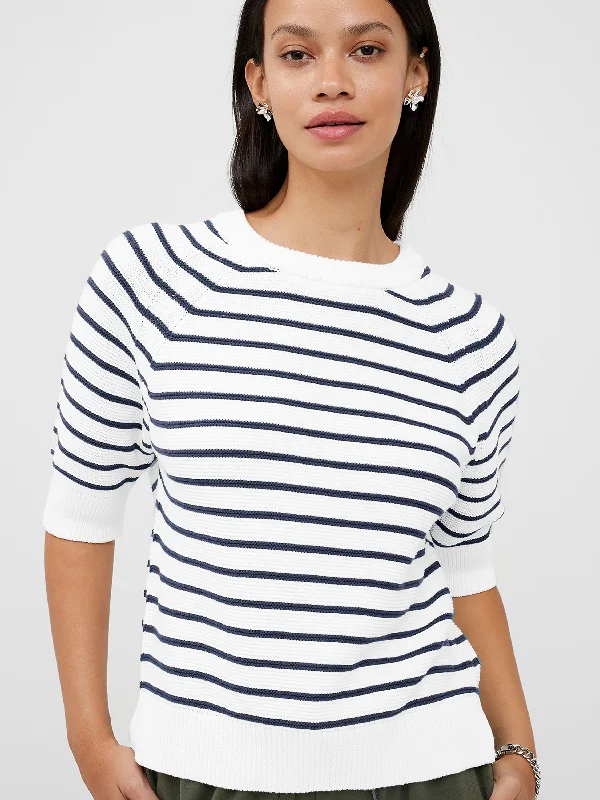 Stylish Women's CoatsLily Mozart Stripe Short Sleeve Jumper