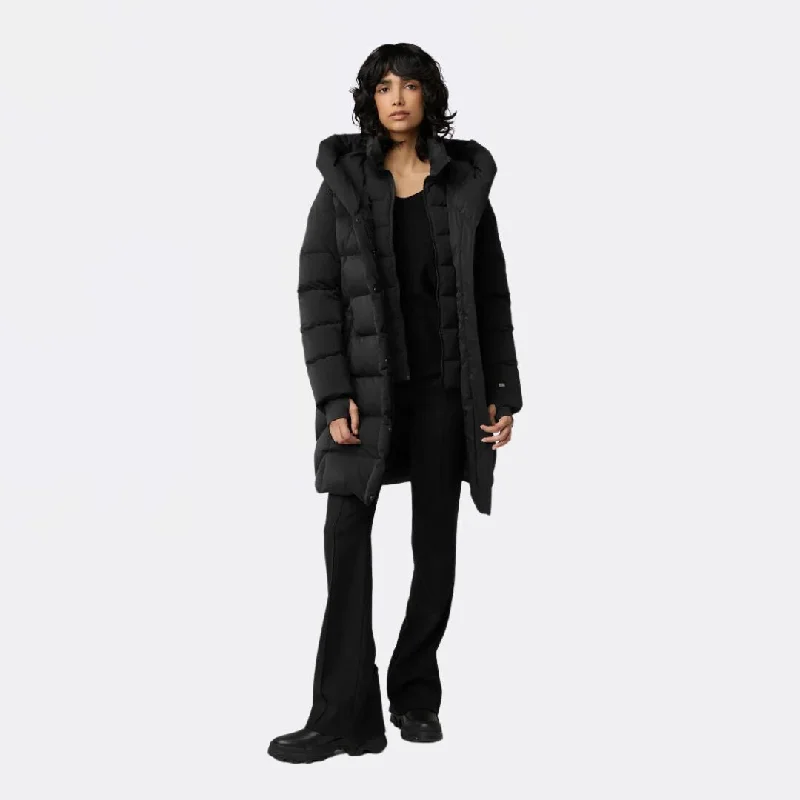 Women's Coats with Fur Trimmed SleevesSonny-N Slim-Fit Novo Down Coat With Bib & Hood