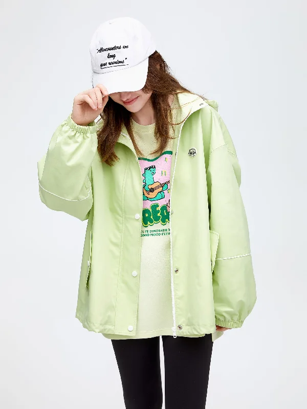 Women's Button-Up CoatsSprout Green Softshell Jacket