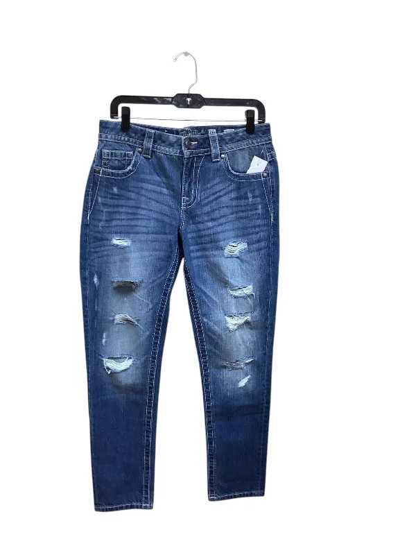 Women's CaprisJeans Boyfriend By Miss Me In Blue Denim, Size: 2