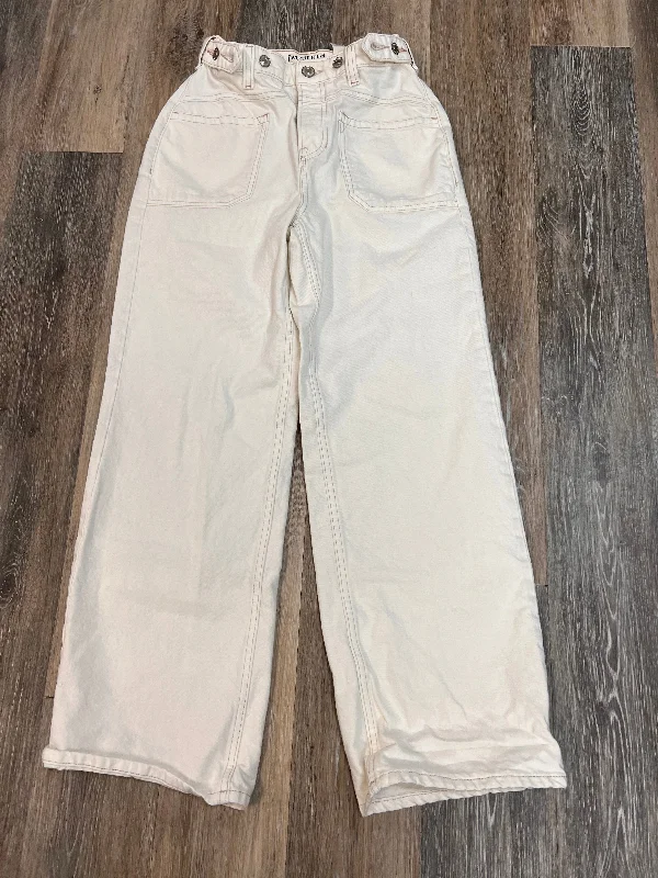 Women's Harem ShortsJeans Straight By We The Free In White Denim, Size: 2/26