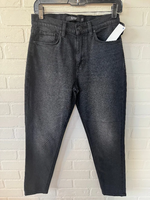 Women's Jodhpurs with Belt LoopsJeans Skinny By Hudson In Black Denim, Size: 4