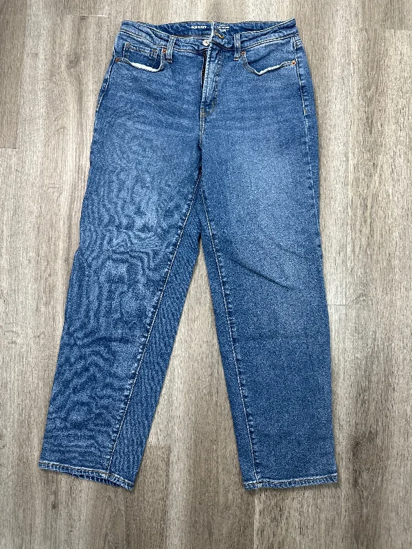 Women's Jodhpurs with High CollarJeans Boyfriend By Old Navy In Blue Denim, Size: 6