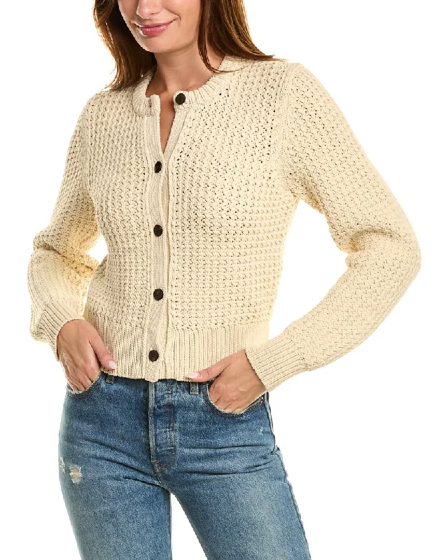 Women's Keyhole Collar SweatersTheory Rickrack Cardigan