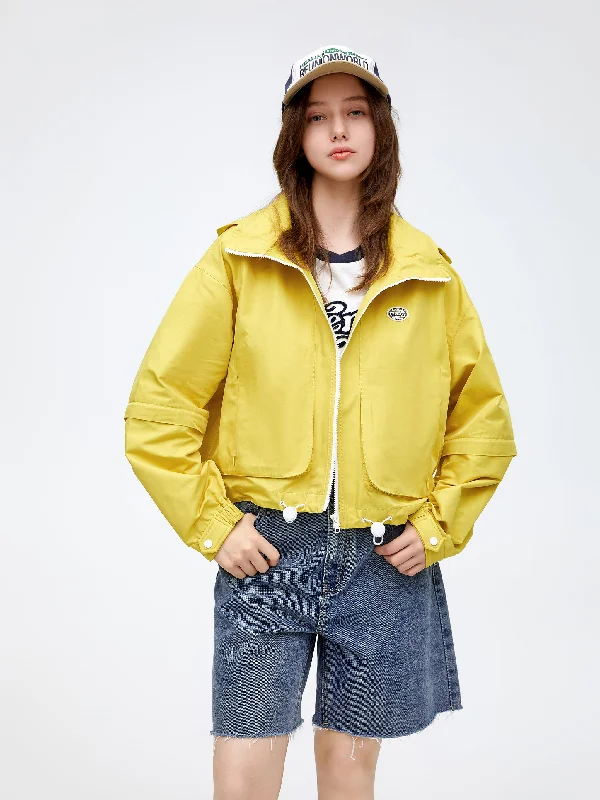 Women's Coats with HoodGold Kiwi Punch