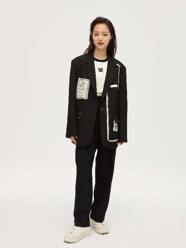 Women's Winter CoatsStructured Suit-Blazer