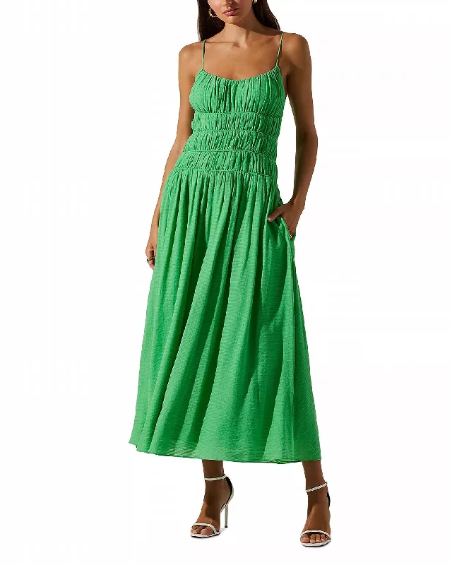 Women's Asymmetrical DressesAndrina Dress In Kelly Green