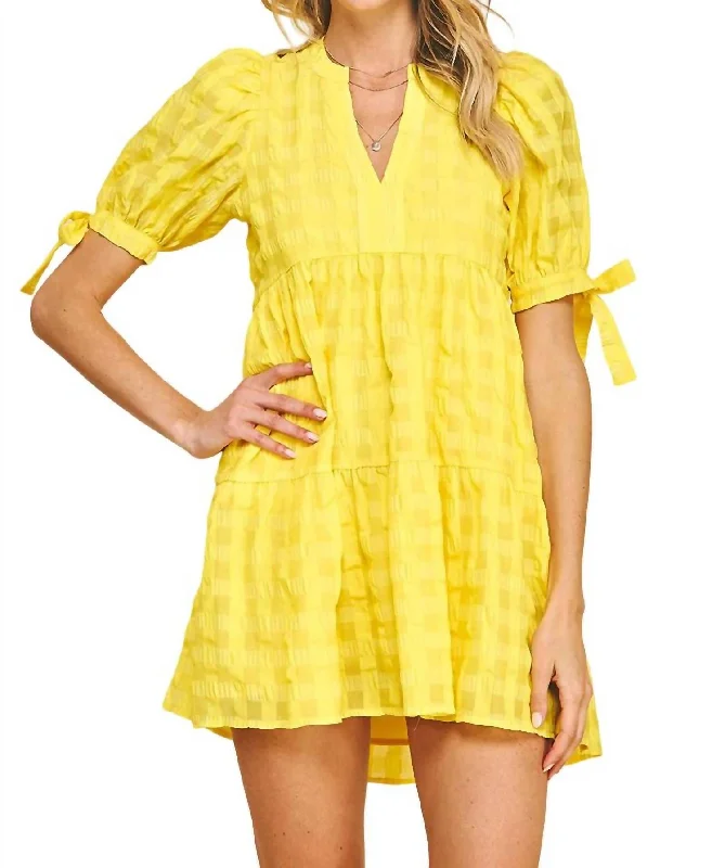 Women's High-Low DressesButtercup Dress In Yellow