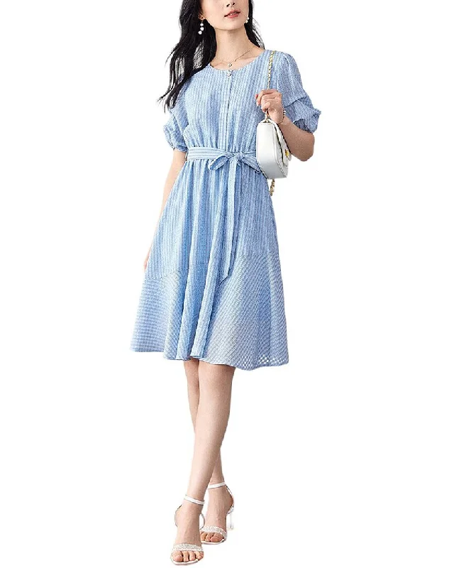 Women's Lapel Collar DressesOUNIXUE Dress