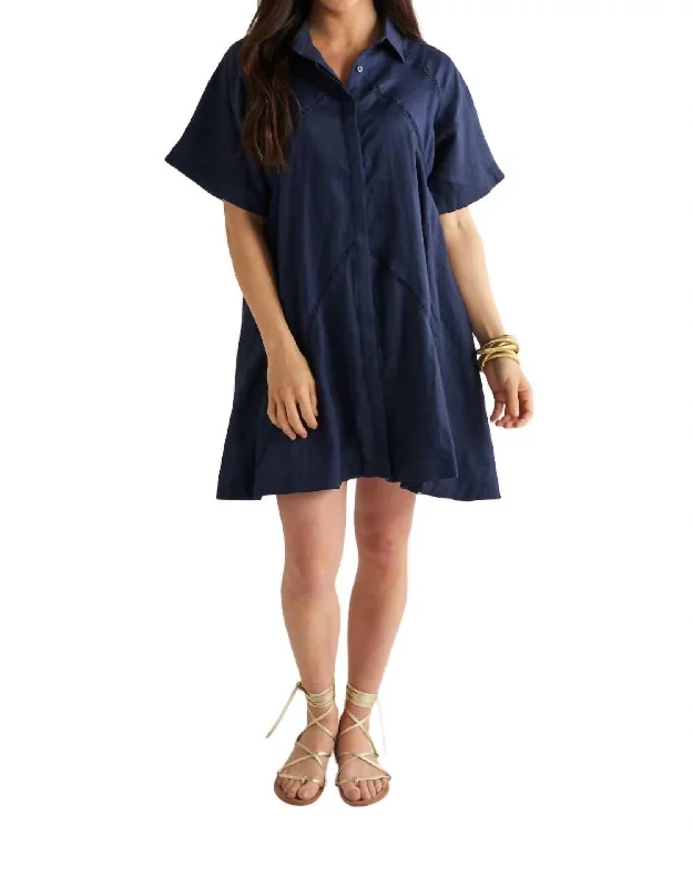 Women's Square-Back DressesSarah Dress In Navy