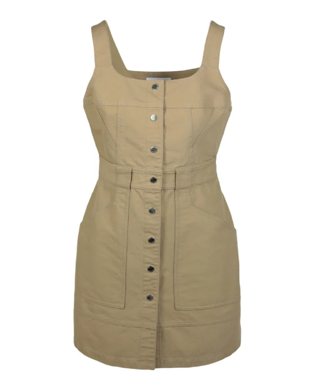 Women's Lapel Collar DressesWorkwear Sleeveless Dress