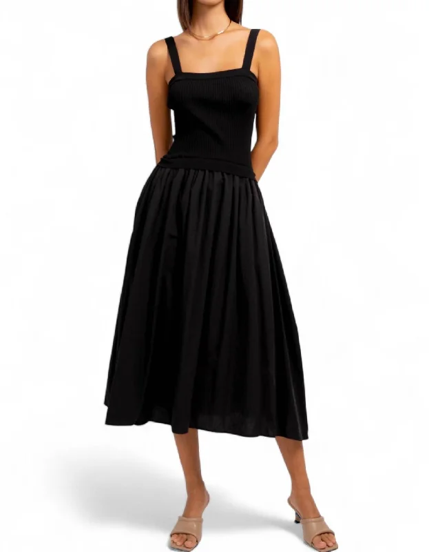 Women's Keyhole-Back DressesZayn Dress In Black