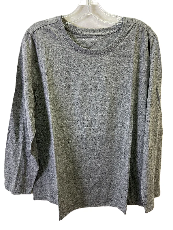 Women's Blouse with Keyhole CollarTop Long Sleeve Basic By Lane Bryant  Size: L